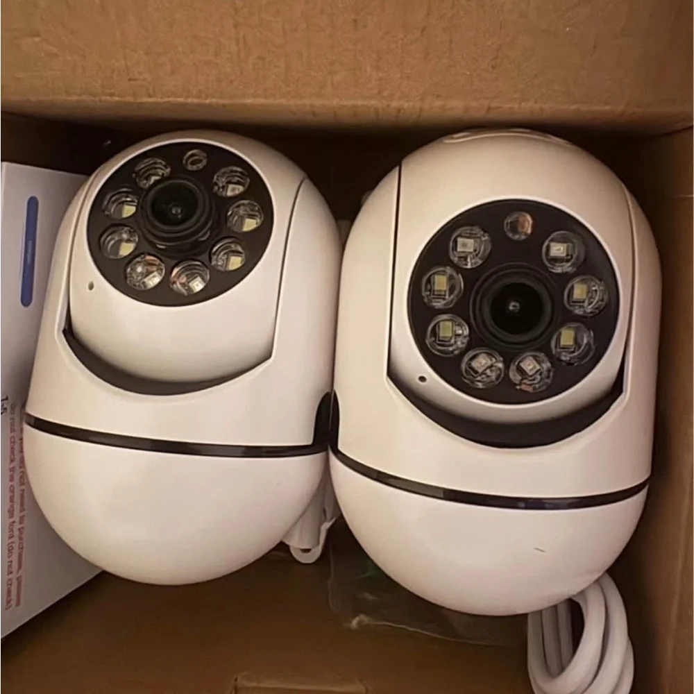 White Security Cameras